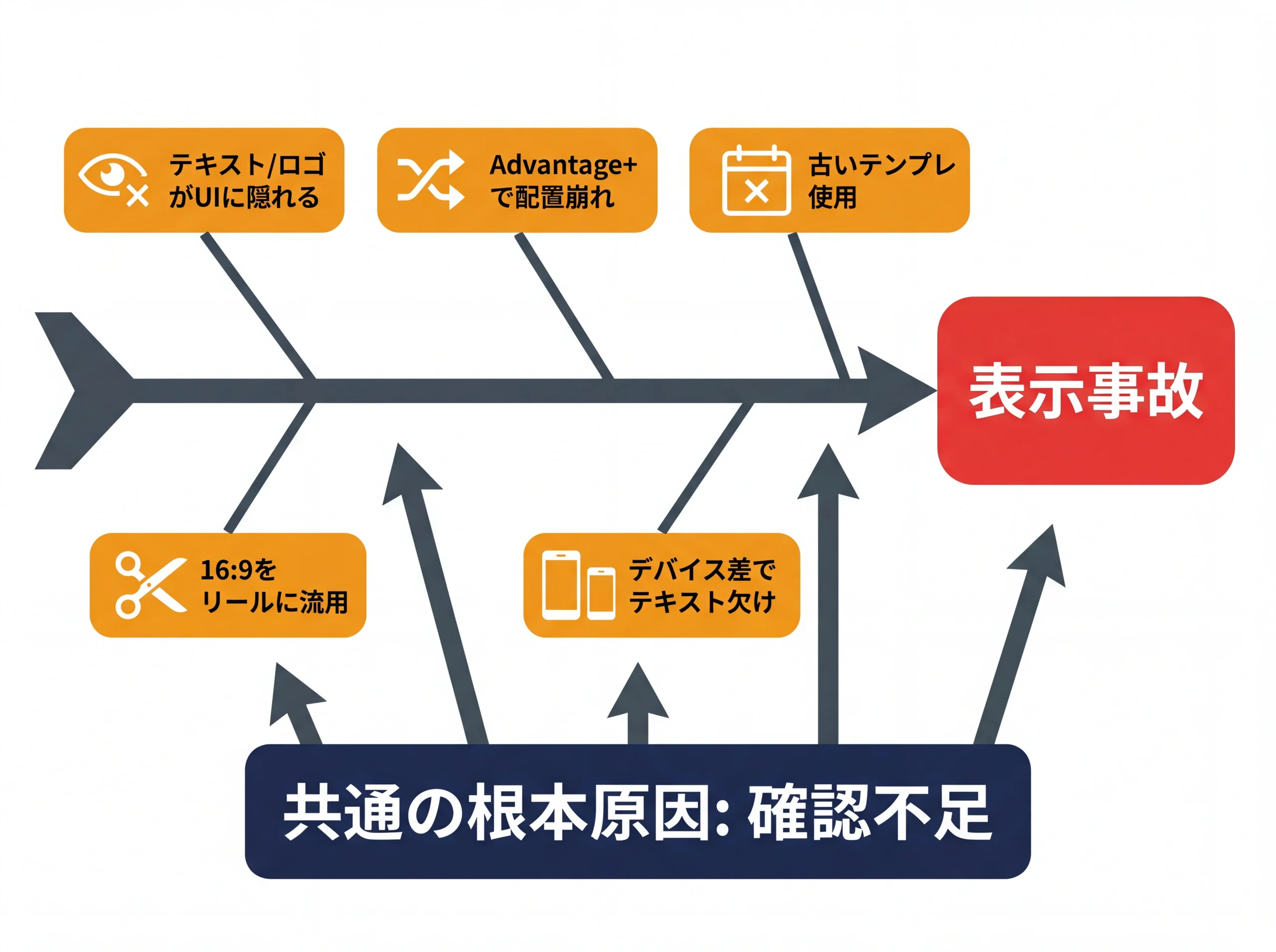 セーフゾーン事故5パターンの因果関係図