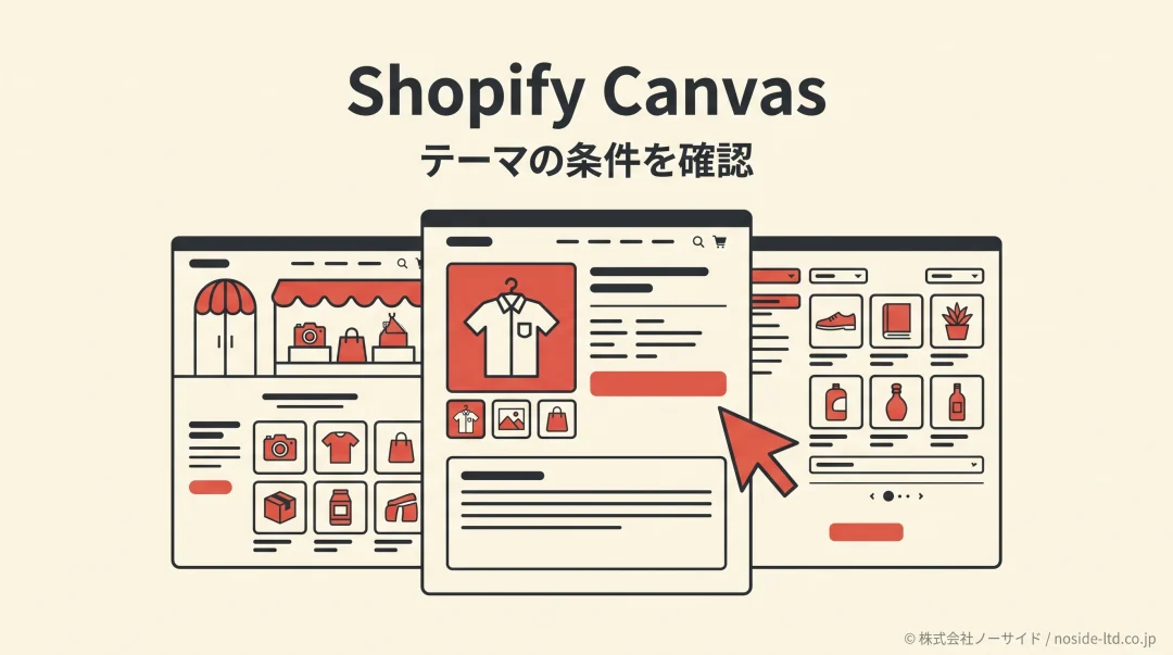 Shopify Canvasでページを見渡す編集イメージ