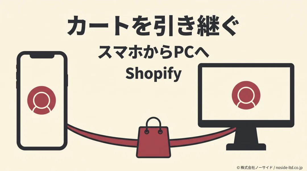 ショッピファイの端末間カート同期